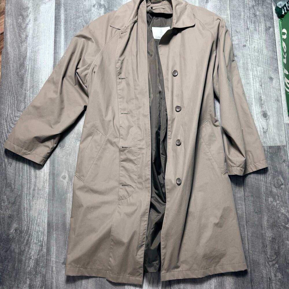 Vintage London Fog Single Breasted Trench Coat women’s size 12